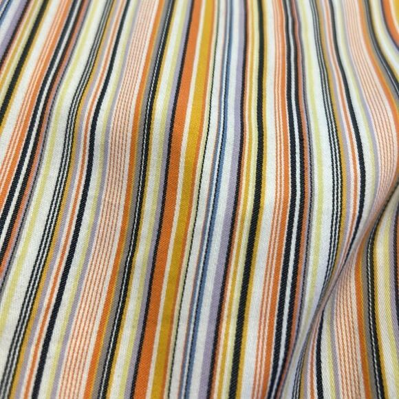 Thomas Dean cotton multicolored vertical stripe long sleeve shirt Size L EUC - Picture 10 of 10